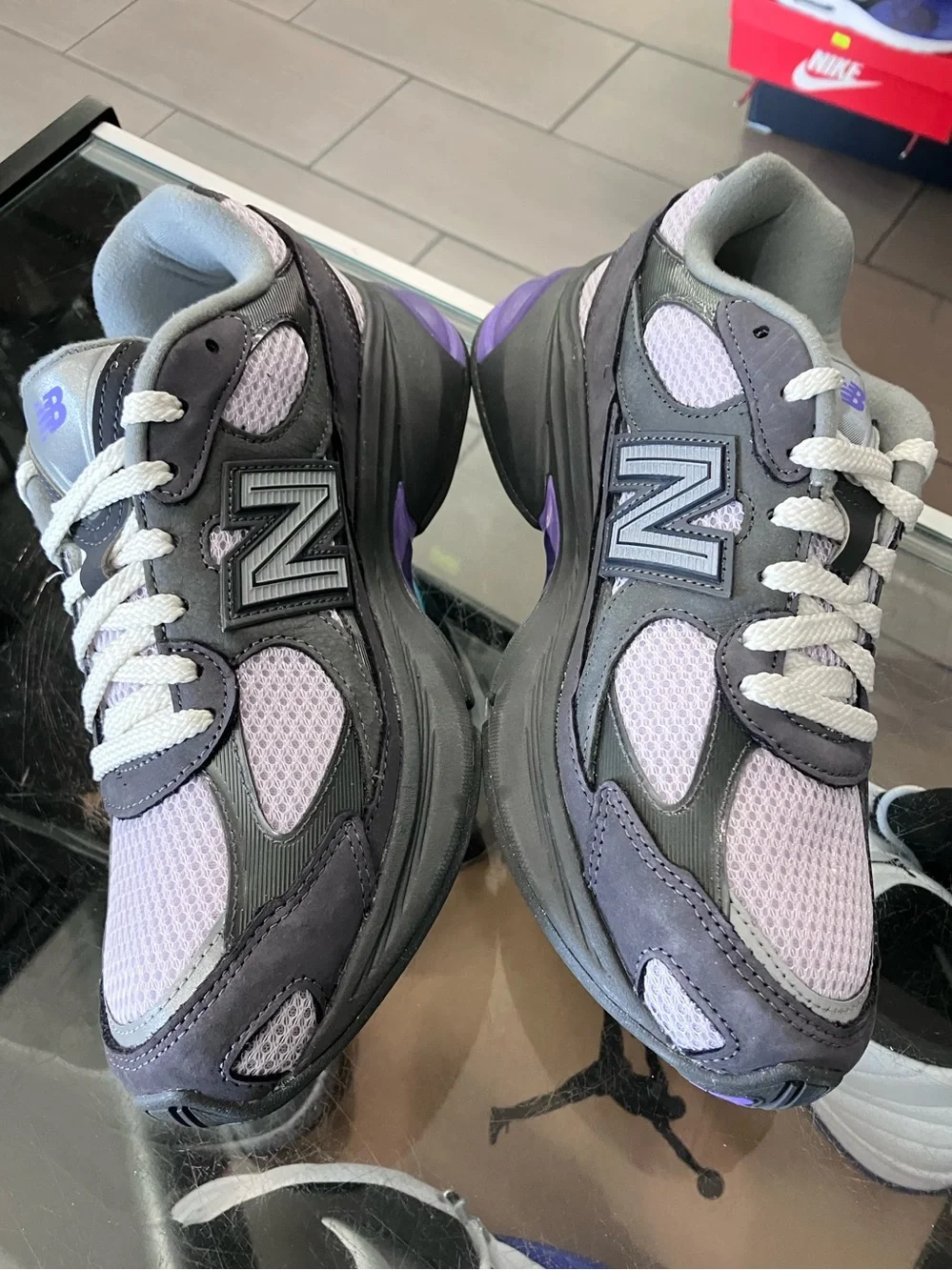 New Balance 2010 Neptune Grey Violet Crush Size 8.5